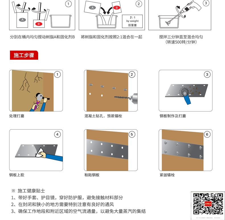 包钢邻水粘钢加固施工过程